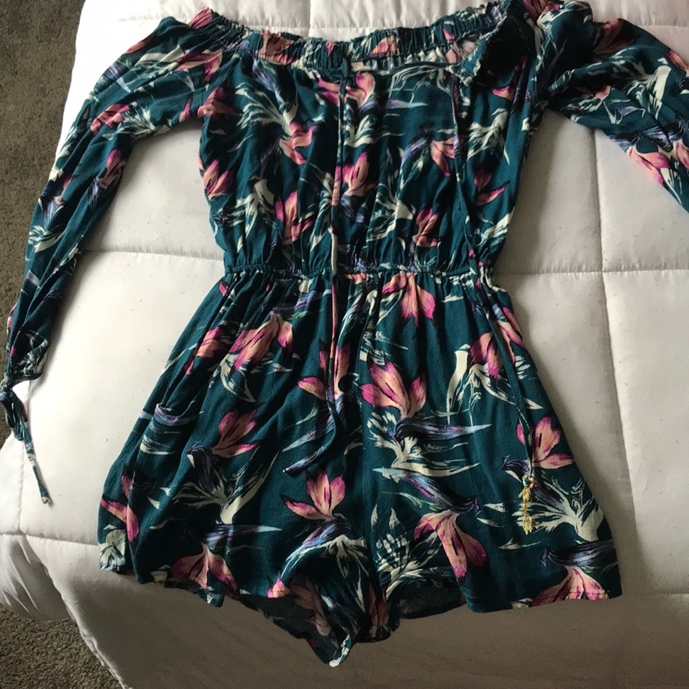 Romper: shorts, extra small